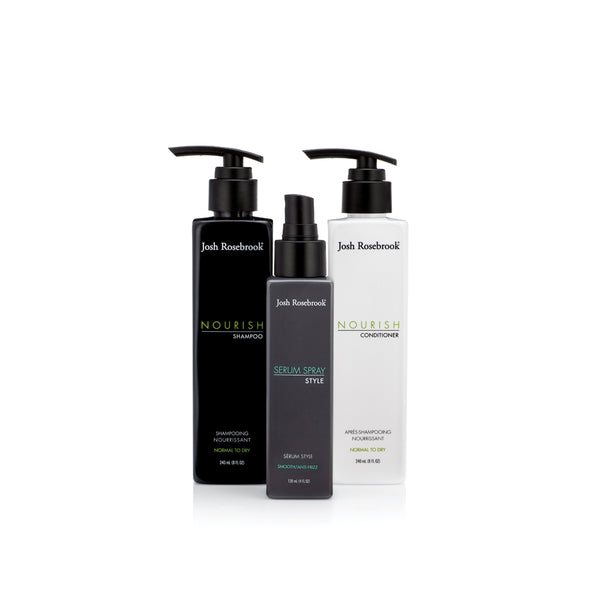 Nourish Serum Spray Trio - Normal / Dry hair – Josh Rosebrook